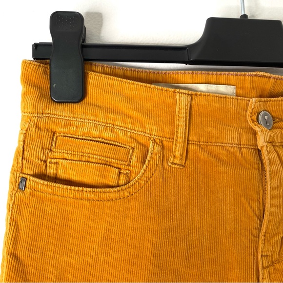 Pilcro and the Letterpress Mustard Yellow Corduroy Pants - Picture 2 of 11